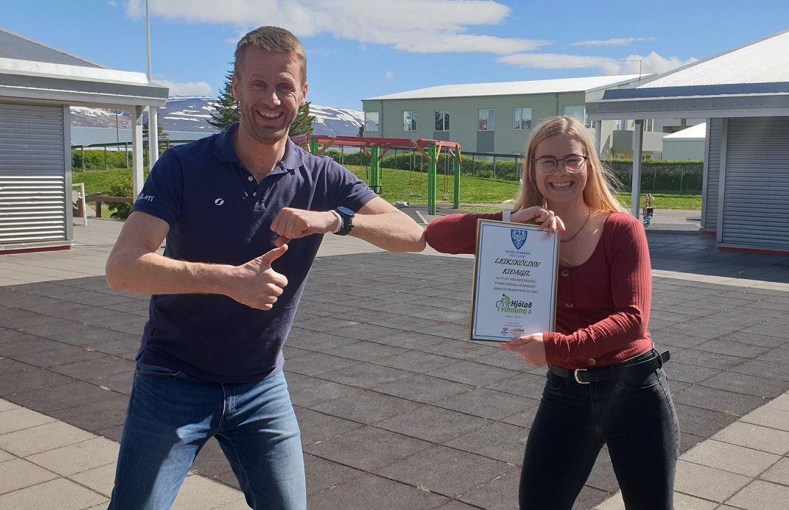 Mynd af starfsfólki Kiðagils