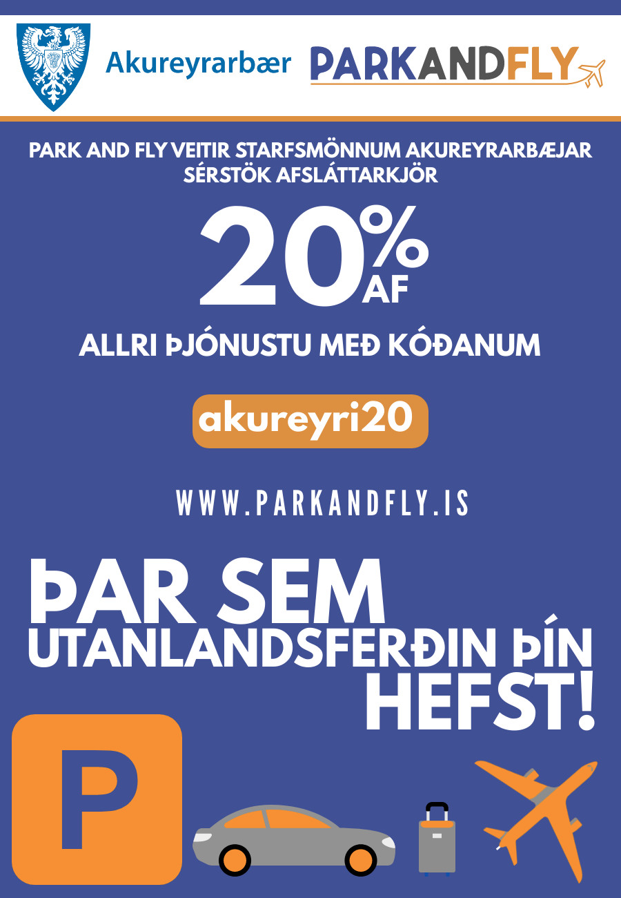 Starfsmannatilboð til þín - Park and fly