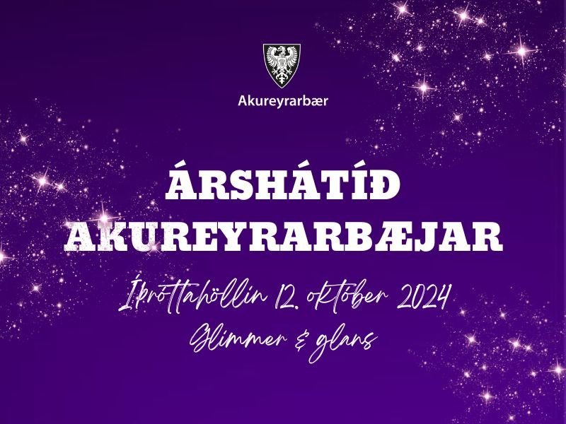 Árshátíð Akureyrarbæjar 12. október 2024