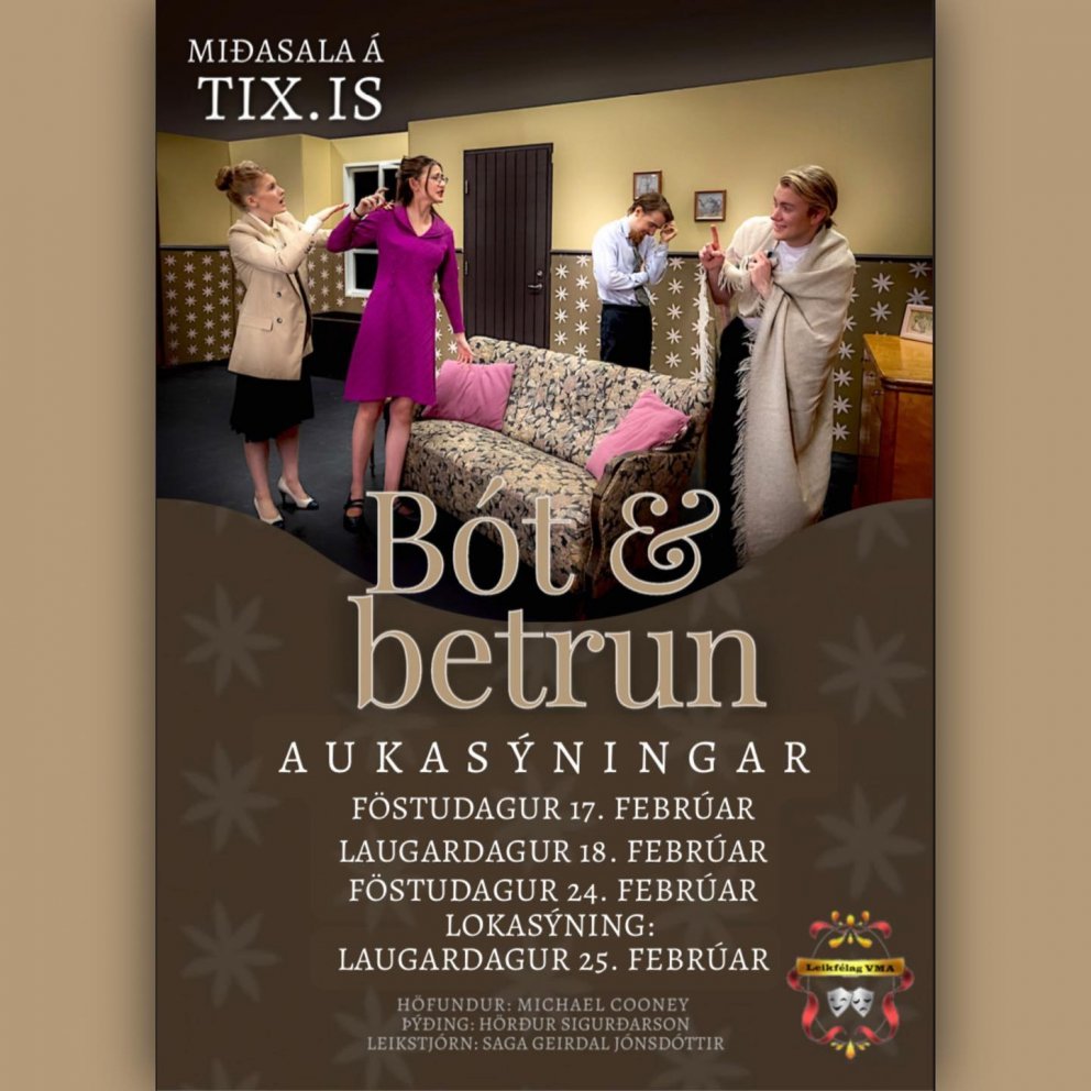 20% afsláttur á leiksýninguna Bót og betrun fyrir starfsfólk Akureyrarbæjar