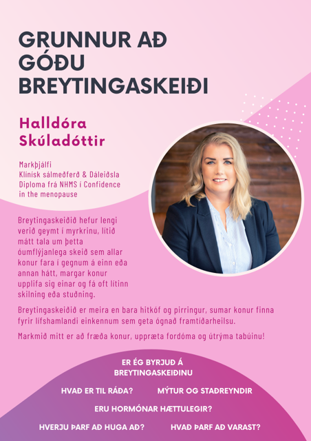 Erindi um breytingaskeið kvenna