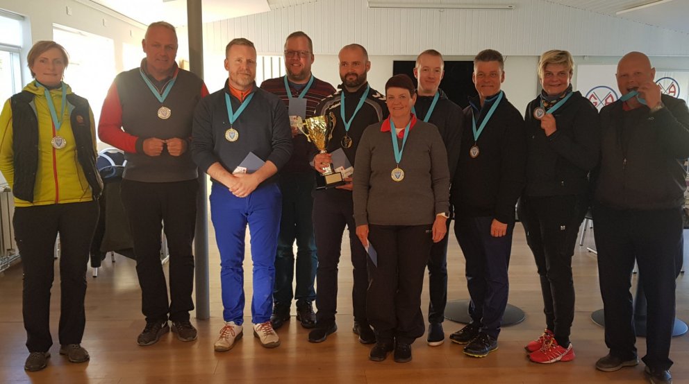 Efstu þrjú liðin á mótinu 2021