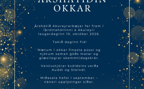 Árshátíð Akureyrarbæjar 10. október - Árshátíðin okkar