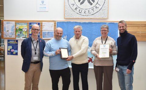 Brekkuskóli og Síðuskóli bestir á landinu í Hjólað í vinnuna!