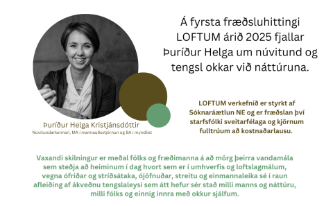 Núvitund og náttúra - Fræðsluerindi fyrir starfsfólk Akureyrarbæjar